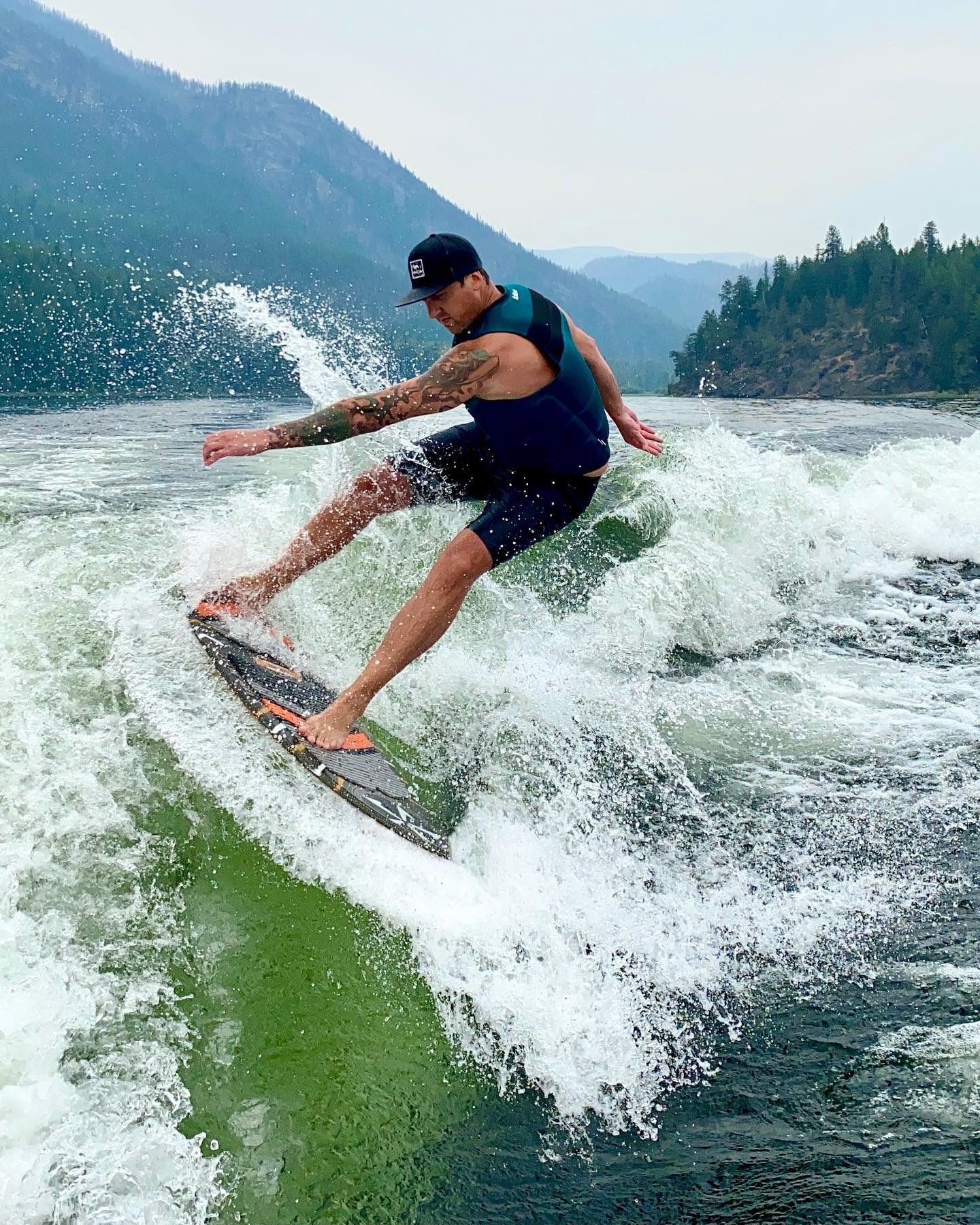Andrew Ladriere wakeboarding